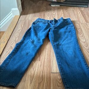 J. Crew women’s Straight Jeans in Deep Blue
